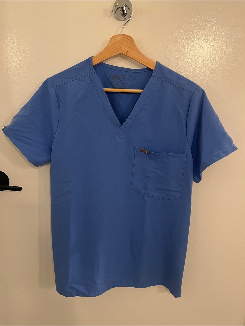 Figs Catarina Scrub Top - Ciel Blue, Medium